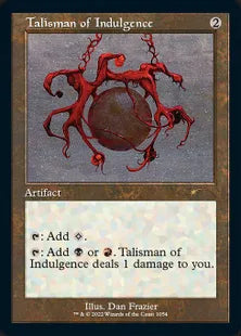 《耽溺のタリスマン/Talisman of Indulgence》[Secret Lair] 茶(1054)