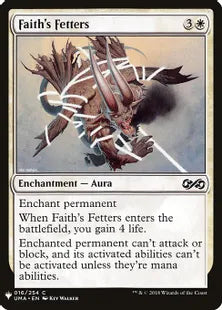 《信仰の足枷/Faith's Fetters》[MB1] 白C