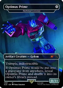 《Optimus Prime》/《ダークスティールの巨像/Darksteel Colossus》[Secret Lair] 茶(1081)