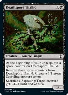 《死胞子のサリッド/Deathspore Thallid》[TSR] 黒C