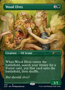 《ウッド・エルフ/Wood Elves》[Secret Lair] 緑(1101)
