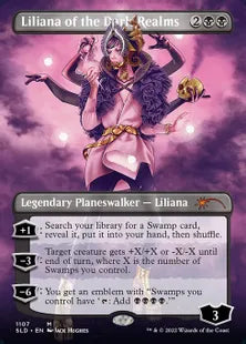 《闇の領域のリリアナ/Liliana of the Dark Realms》[Secret Lair] 黒(1107)