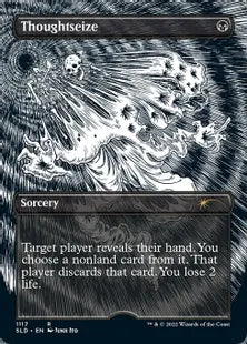 《思考囲い/Thoughtseize》[Secret Lair] 黒(1117)