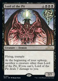《奈落の王/Lord of the Pit》[30A] 黒R