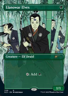 《ラノワールのエルフ/Llanowar Elves》[Secret Lair] 緑(1129)
