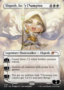 《太陽の勇者、エルズペス/Elspeth, Sun's Champion》[Secret Lair] 白(1140)