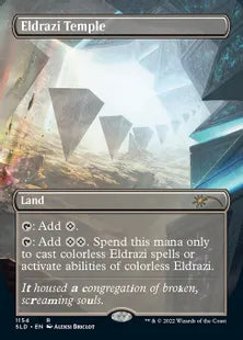 《エルドラージの寺院/Eldrazi Temple》[Secret Lair] 土地(1154)