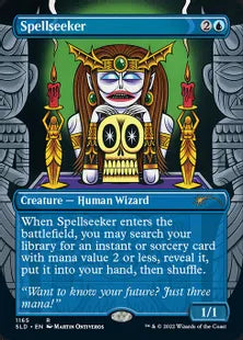 《呪文探求者/Spellseeker》[Secret Lair] 青(1165)