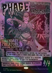 (1195)《触れられざる者フェイジ/Phage the Untouchable》[Secret Lair] 黒