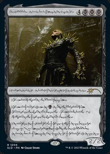 【ファイレクシア語】(1204)《ヨーグモスの息子、ケリク/K'rrik, Son of Yawgmoth》[Secret Lair] 黒