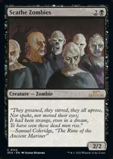 《スケイズ・ゾンビ/Scathe Zombies》[30A] 黒C