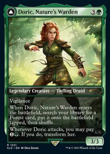 (1241)《Doric, Nature's Warden》/《Doric, Owlbear Avenger》[Secret Lair] 緑