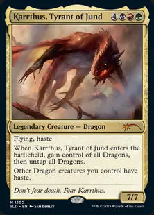 (1250)《ジャンドの暴君、カーサス/Karrthus, Tyrant of Jund》[Secret Lair] 金