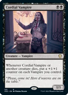 《親切な吸血鬼/Cordial Vampire》[VOC] 黒R