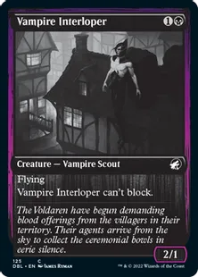 《吸血鬼の侵入者/Vampire Interloper》[DBL] 黒C