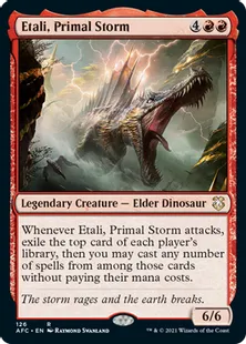 《原初の嵐、エターリ/Etali, Primal Storm》[AFC] 赤R