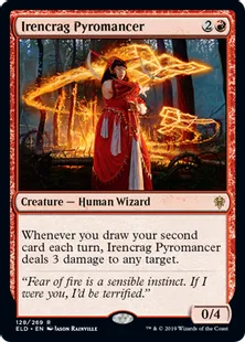 《アイレンクラッグの紅蓮術師/Irencrag Pyromancer》[ELD] 赤R