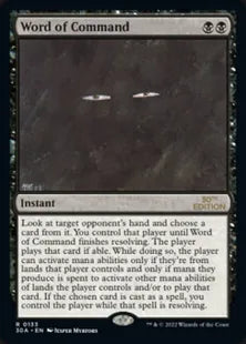 《Word of Command》[30A] 黒R