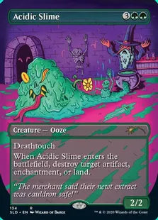 《酸のスライム/Acidic Slime》[Secret Lair] 緑(134)