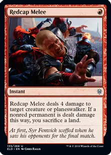 《レッドキャップの乱闘/Redcap Melee》[ELD] 赤U