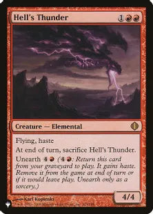 《地獄の雷/Hell's Thunder》[The List] 赤R