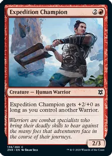 《探検隊の勇者/Expedition Champion》[ZNR] 赤C
