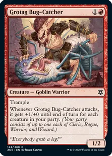 《グロータグの虫捕り/Grotag Bug-Catcher》[ZNR] 赤C