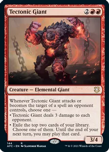 《地盤の巨人/Tectonic Giant》[AFC] 赤R
