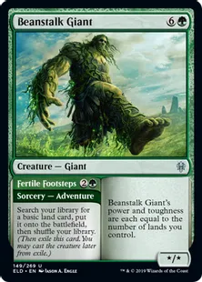 《豆の木の巨人/Beanstalk Giant》[ELD] 緑U