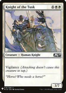 《牙の騎士/Knight of the Tusk》[MB1] 白C