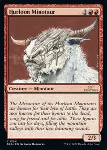 《ハールーン・ミノタウルス/Hurloon Minotaur》[30A] 赤C