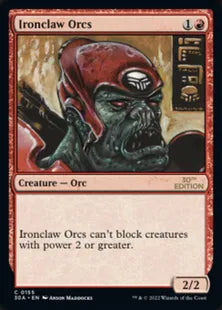 《鉄爪のオーク/Ironclaw Orcs》[30A] 赤C