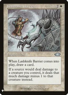《鎖ナイフの障壁/Lashknife Barrier》[MB1] 白U