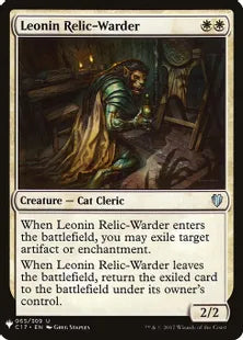 《レオニンの遺物囲い/Leonin Relic-Warder》[MB1] 白U