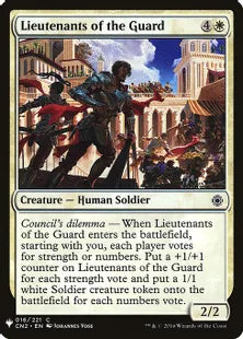 《護衛隊の副官/Lieutenants of the Guard》[MB1] 白C