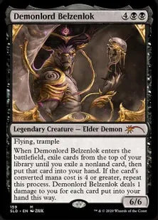 《悪魔王ベルゼンロック/Demonlord Belzenlok》[Secret Lair] 黒(159)