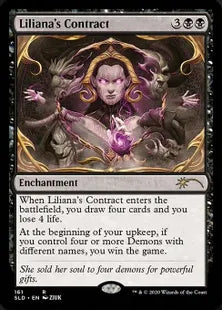 《リリアナの契約/Liliana's Contract》[Secret Lair] 黒(161)