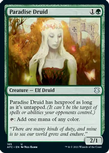 《楽園のドルイド/Paradise Druid》[AFC] 緑U