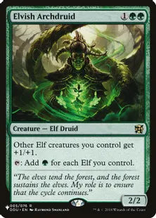 《エルフの大ドルイド/Elvish Archdruid》[The List] 緑R