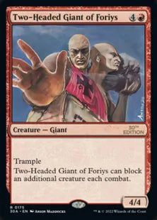 《Two-Headed Giant of Foriys》[30A] 赤R