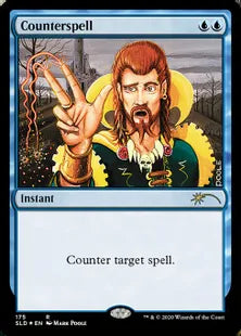 《対抗呪文/Counterspell》[Secret Lair] 青(175)