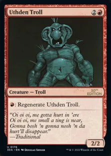 《ウスデン・トロール/Uthden Troll》[30A] 赤U