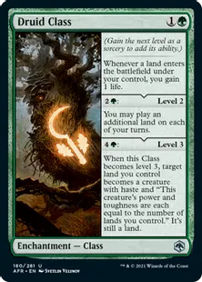 《ドルイド・クラス/Druid Class》[AFR] 緑U