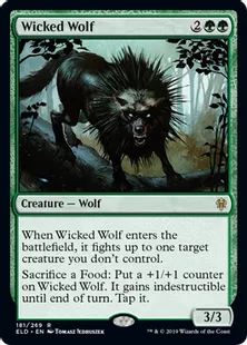 《意地悪な狼/Wicked Wolf》[ELD] 緑R