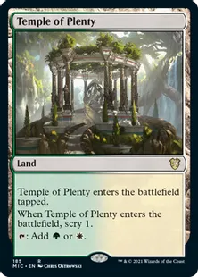 《豊潤の神殿/Temple of Plenty》[MIC] 土地R
