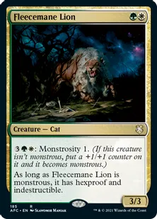 《羊毛鬣のライオン/Fleecemane Lion》[AFC] 金R