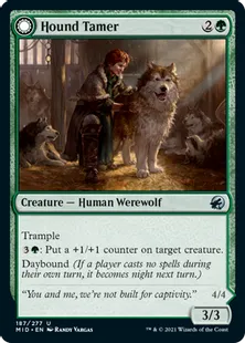 《猟犬調教師/Hound Tamer》/《調教されていない仔狼/Untamed Pup》[MID] 緑U
