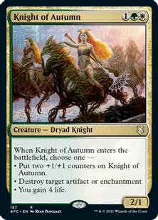 《秋の騎士/Knight of Autumn》[AFC] 金R