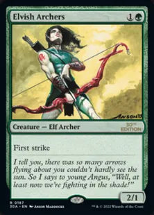 《エルフの射手/Elvish Archers》[30A] 緑R