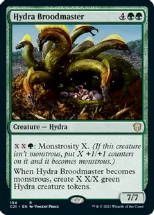 《ハイドラの繁殖主/Hydra Broodmaster》[C21] 緑R